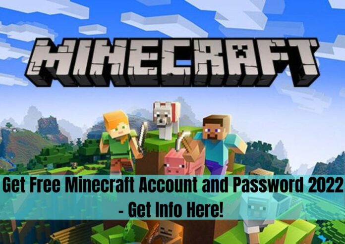 free minecraft account and password